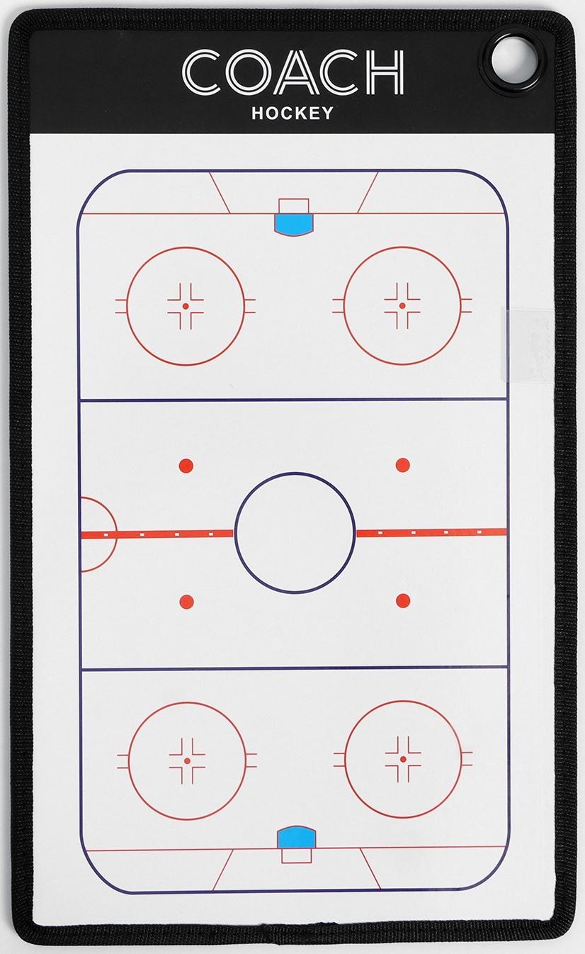 Тактическая двусторонняя магнитная доска для хоккея, 38 х 23 см