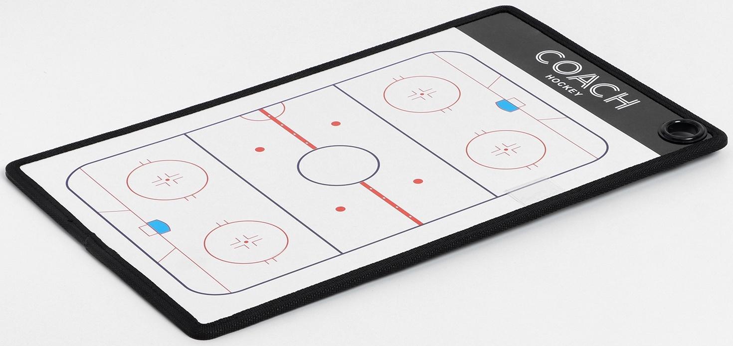 Тактическая двусторонняя магнитная доска для хоккея, 38 х 23 см