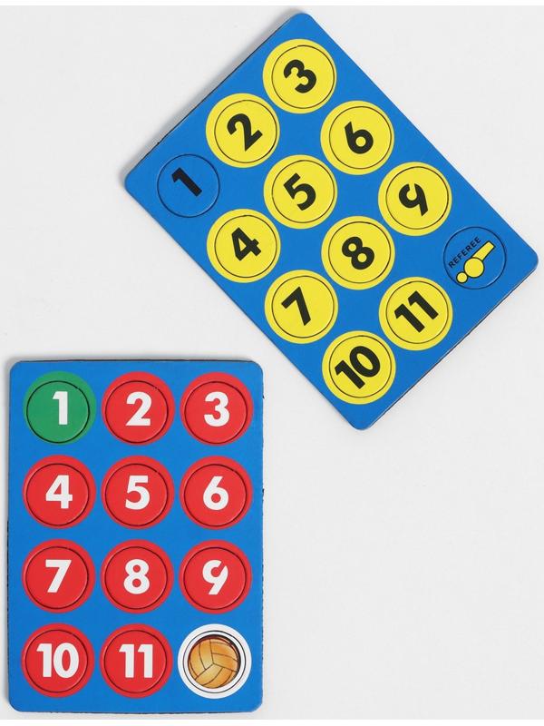 Тактическая двусторонняя магнитная доска для волейбола, 38 х 23 см