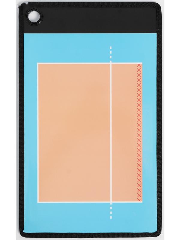 Тактическая двусторонняя магнитная доска для волейбола, 38 х 23 см