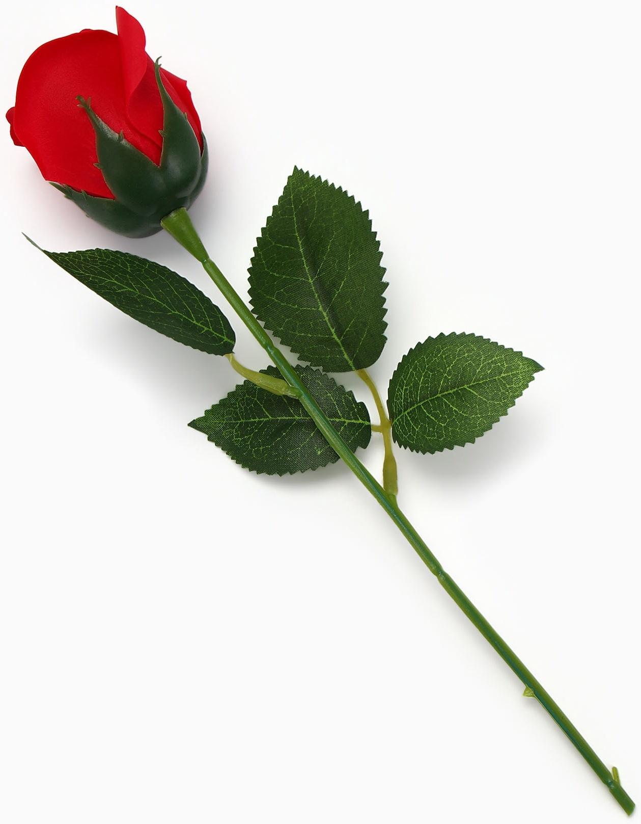 Мыльная роза красная в коробке