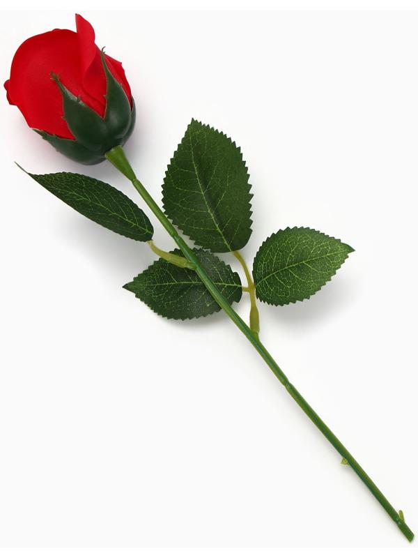 Мыльная роза красная в коробке