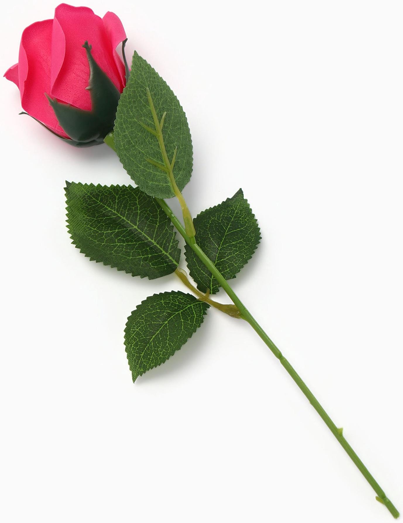 Мыльная роза фуксия в коробке