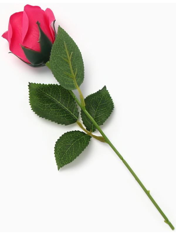 Мыльная роза фуксия в коробке