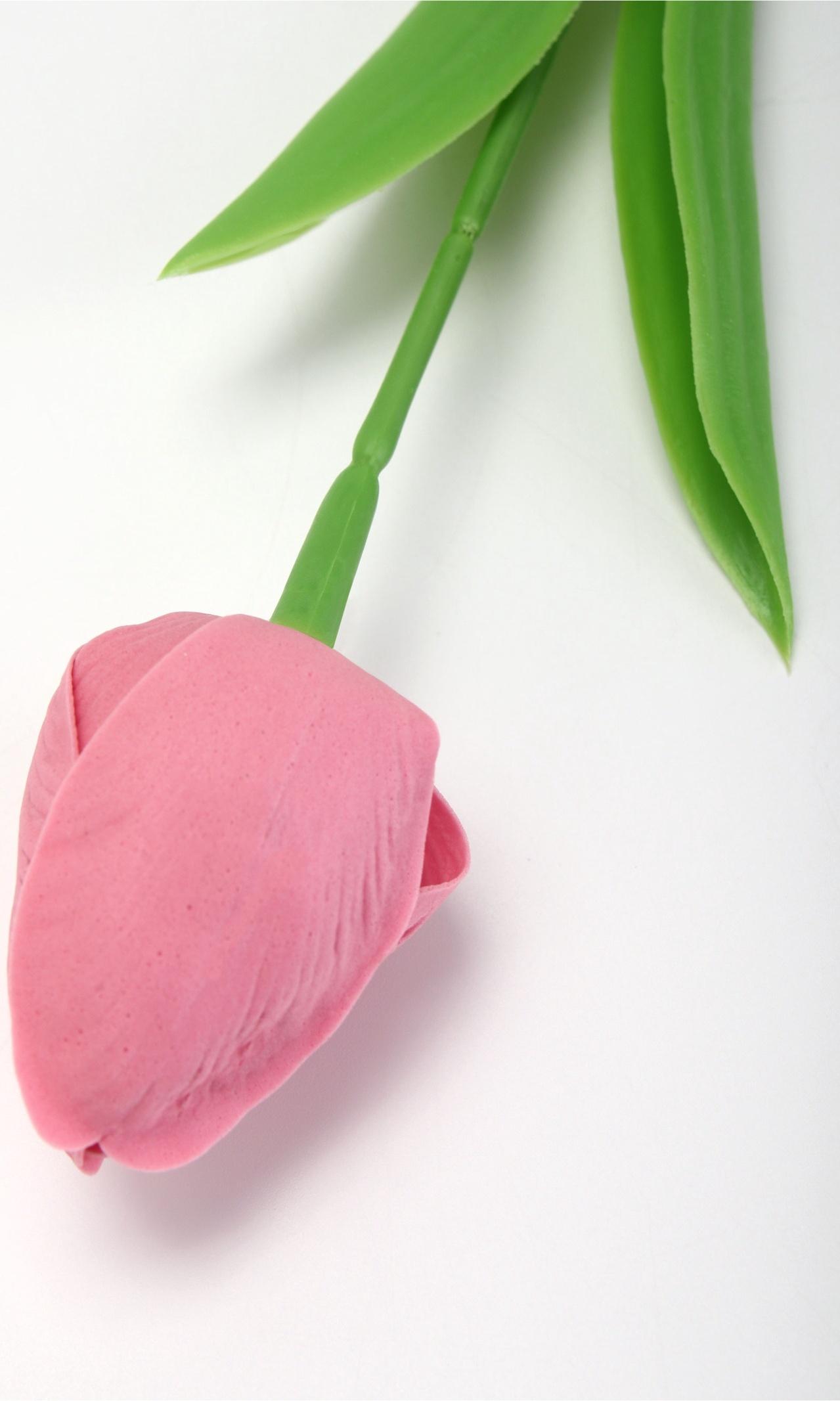 Мыльный фиолетовый тюльпан в коробке