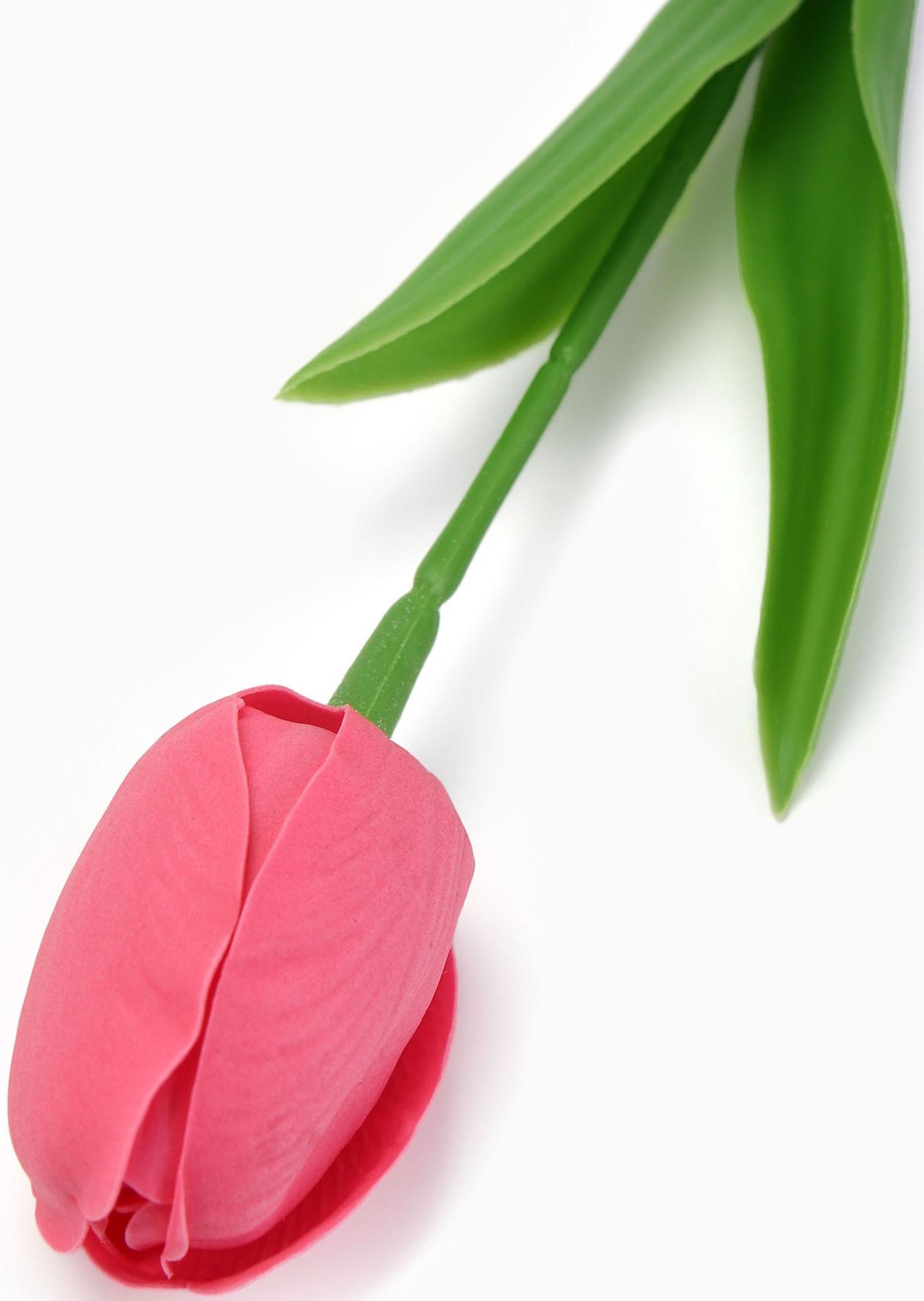 Мыльный розовый тюльпан в коробке