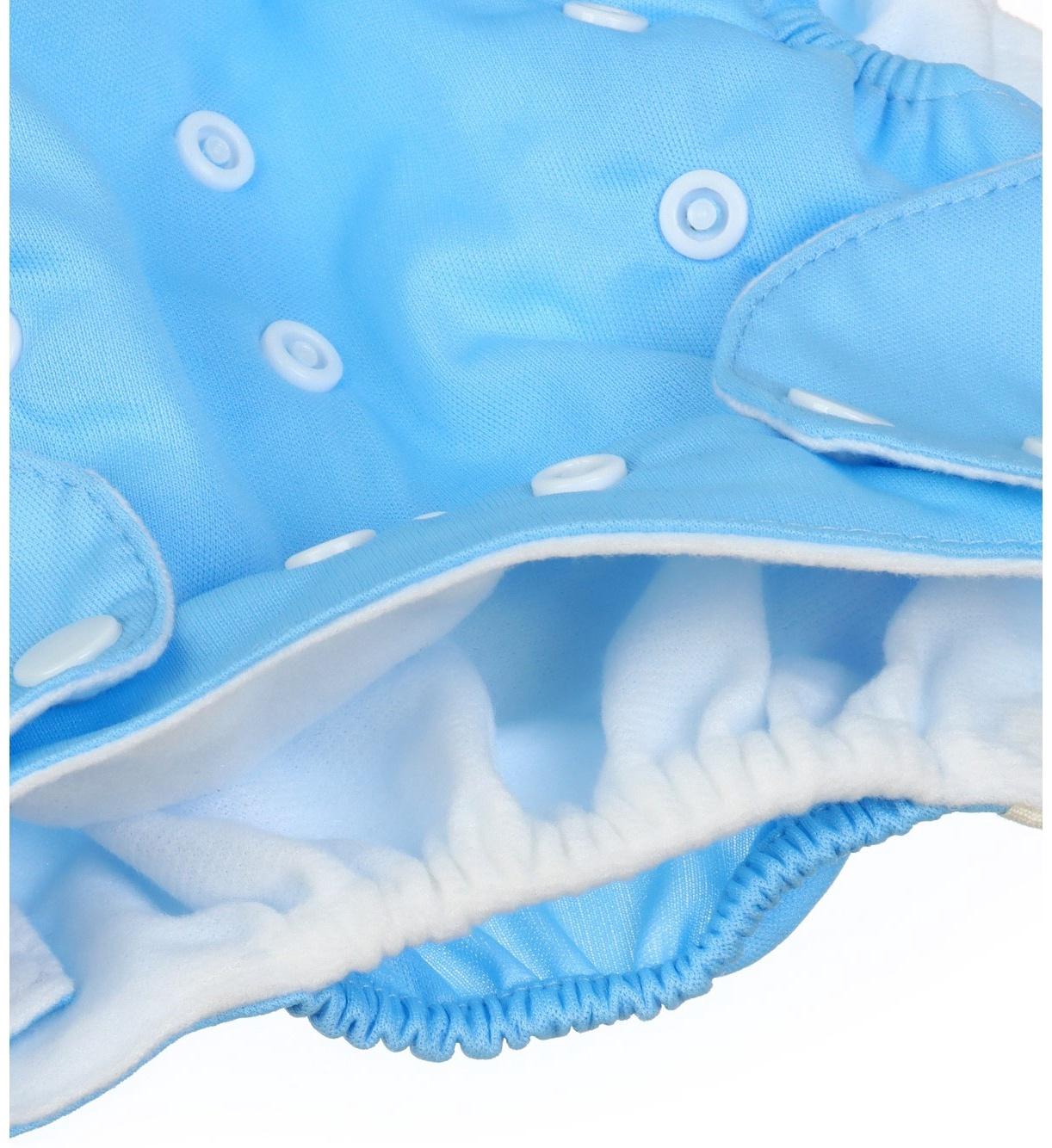 Многоразовый подгузник M&B «Наш сыночек», 3-15 кг, голубой