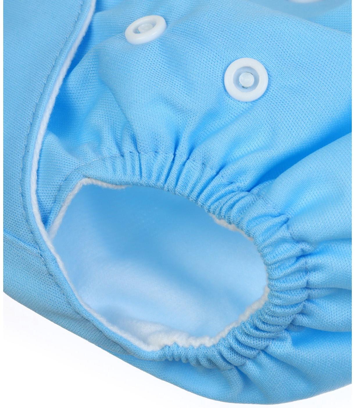 Многоразовый подгузник M&B «Наш сыночек», 3-15 кг, голубой