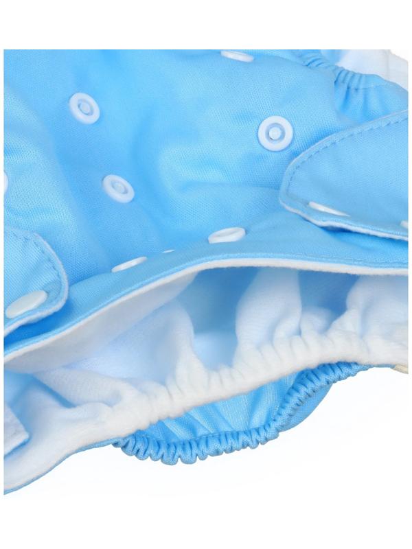 Многоразовый подгузник M&B «Наш сыночек», 3-15 кг, голубой