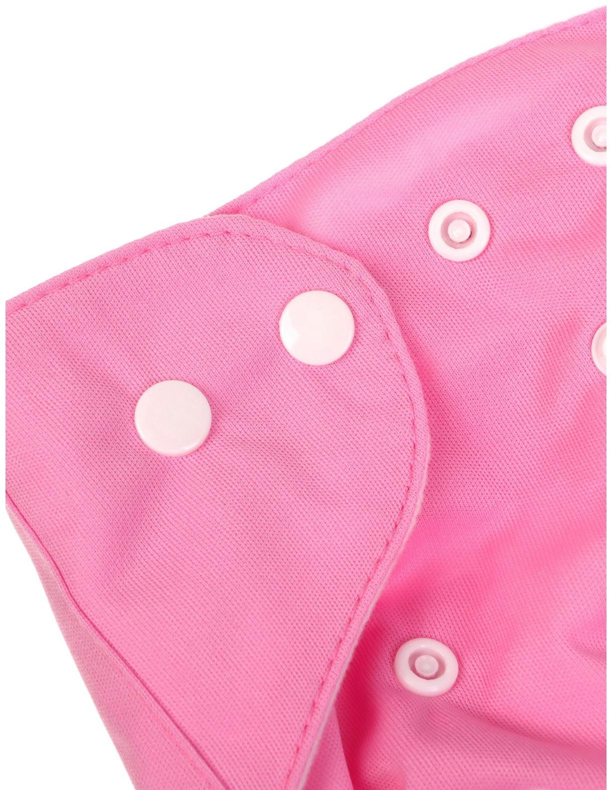 Многоразовый подгузник M&B «Принцесса», 3-15 кг, розовый