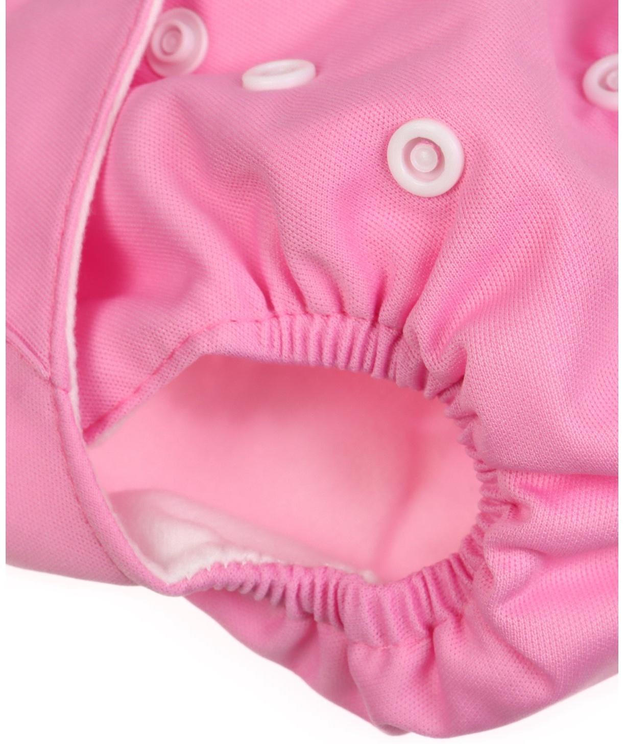 Многоразовый подгузник M&B «Принцесса», 3-15 кг, розовый