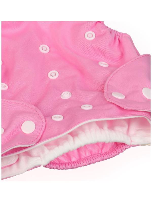 Многоразовый подгузник M&B «Принцесса», 3-15 кг, розовый