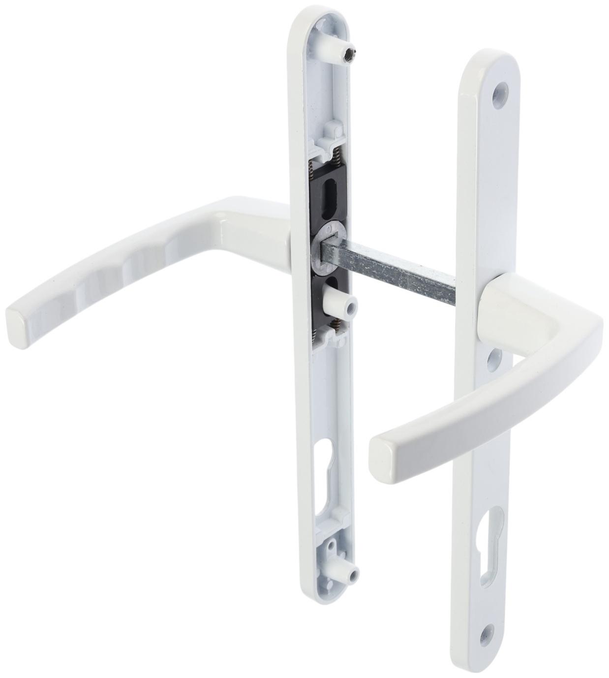 Гарнитур нажимной ТУНДРА 92/25 мм, стандартный, белые