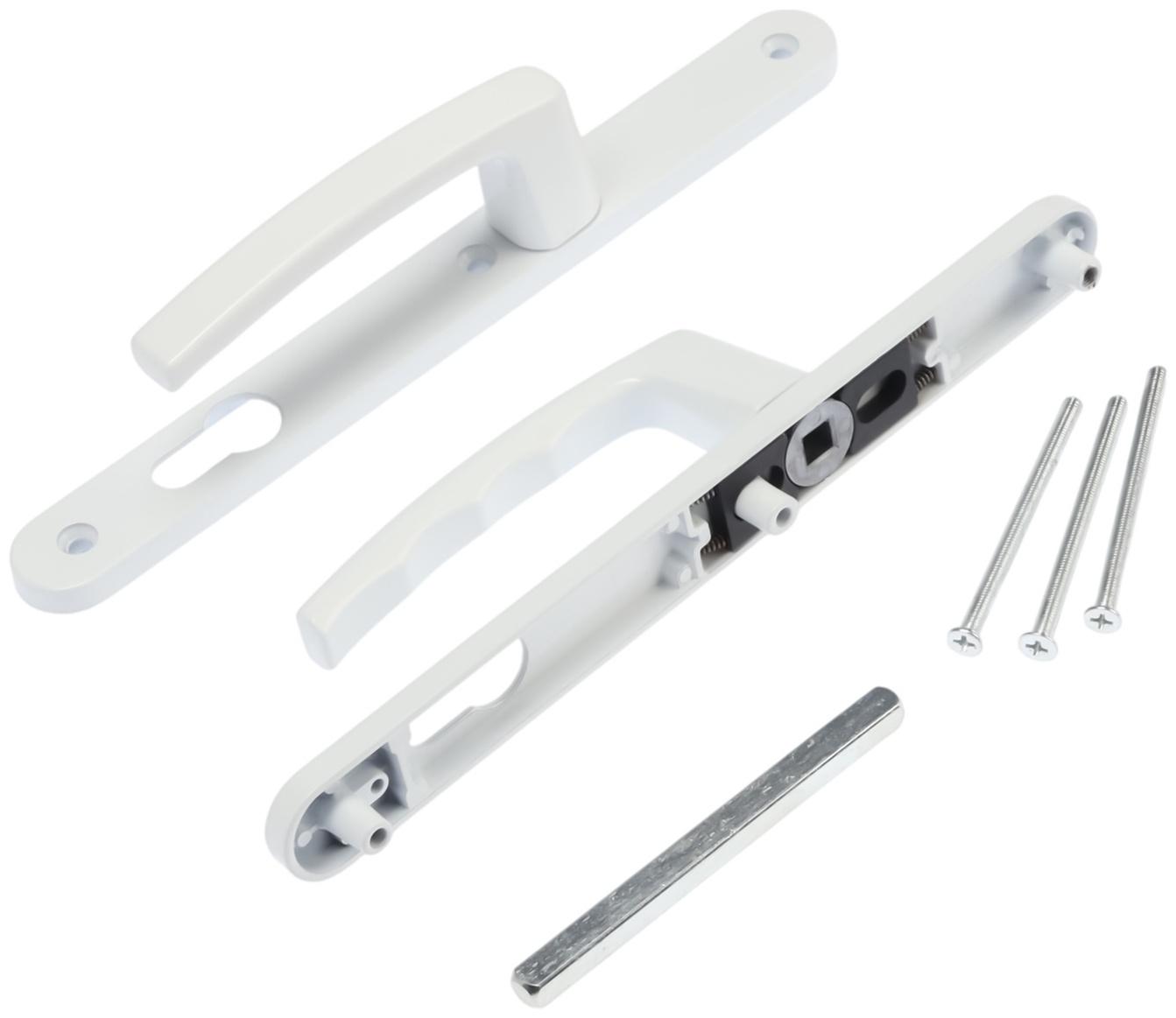 Гарнитур нажимной ТУНДРА 92/25 мм, стандартный, белые