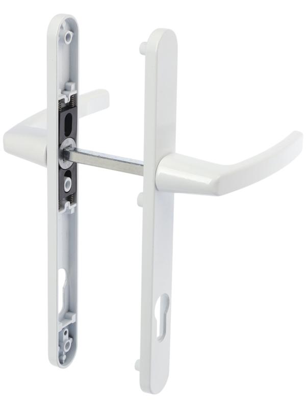 Гарнитур нажимной ТУНДРА 92/25 мм, стандартный, белые