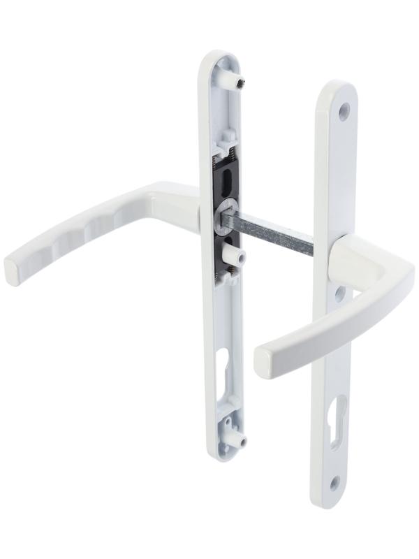 Гарнитур нажимной ТУНДРА 92/25 мм, стандартный, белые