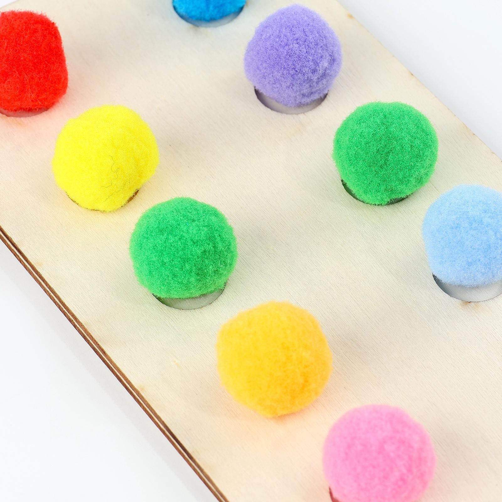 Развивающий набор «Счёт от 1 до 10», с бомбошками 9×21 см