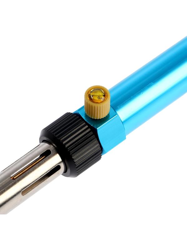 Паяльник газовый ТУНДРА, 600-1200 °С, регулировка пламени, пьезоподжиг