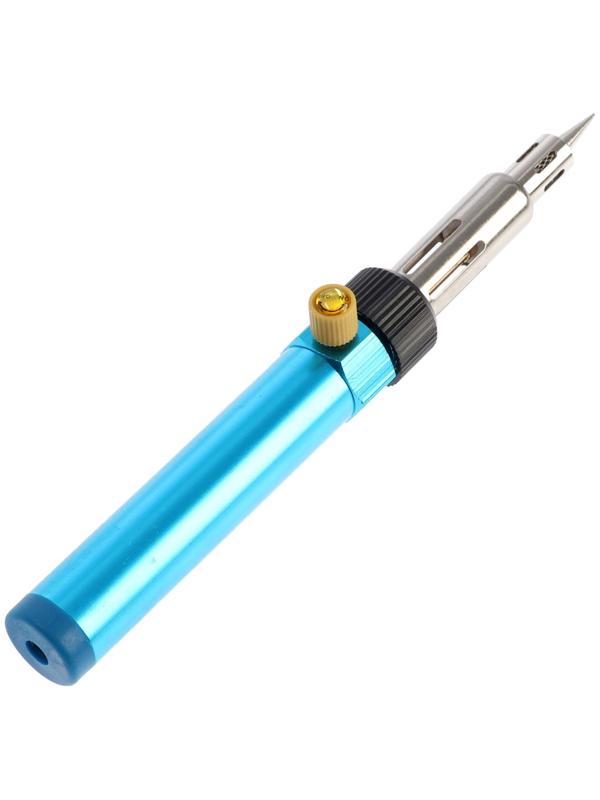 Паяльник газовый ТУНДРА, 600-1200 °С, регулировка пламени, пьезоподжиг