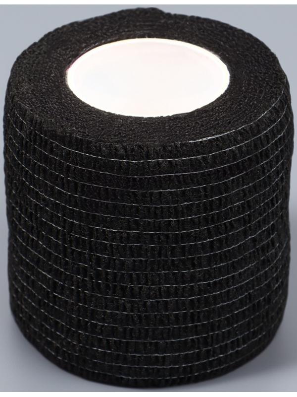 Лента бандажная, 5 см × 5 м, чёрная