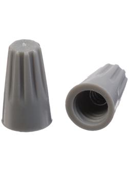 Соединительный изолирующий зажим для проводов СИЗ-1, 1.0-3.0 мм, серый, набор 100 шт