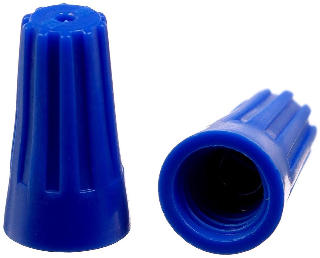 Соединительный изолирующий зажим для проводов СИЗ-2, 2.0-4.5 мм, синий, набор 100 шт