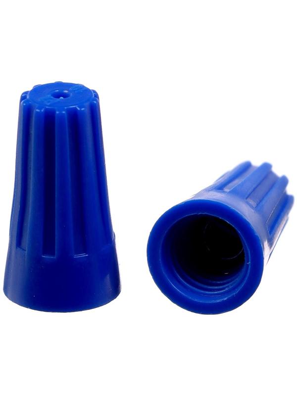 Соединительный изолирующий зажим для проводов СИЗ-2, 2.0-4.5 мм, синий, набор 100 шт