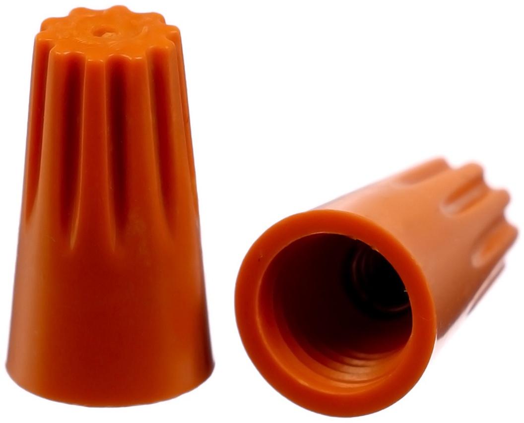 Соединительный изолирующий зажим для проводов СИЗ-3, 2.5-5.5 мм, оранжевый, набор 100 шт