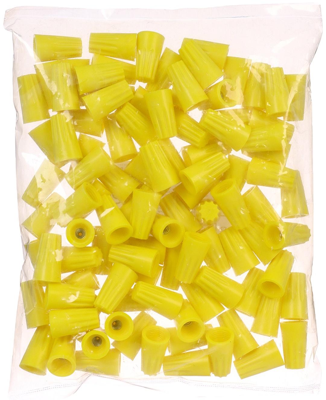 Соединительный изолирующий зажим для проводов СИЗ-4, 3.5-11.0 мм, желтый, набор 100 шт