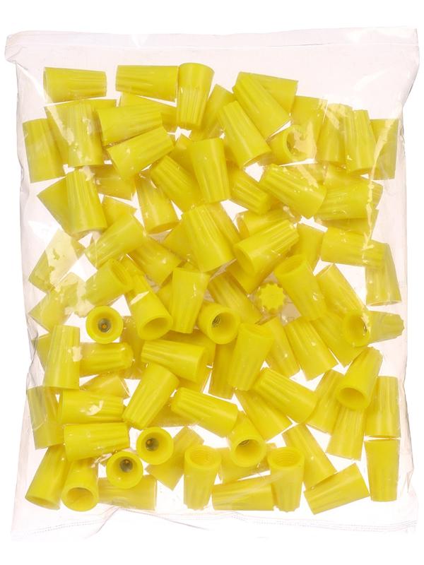 Соединительный изолирующий зажим для проводов СИЗ-4, 3.5-11.0 мм, желтый, набор 100 шт
