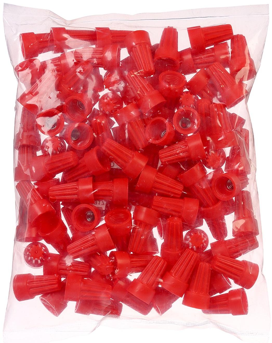 Соединительный изолирующий зажим для проводов СИЗ-6, 6.0-20.0 мм, красный, набор 100 шт