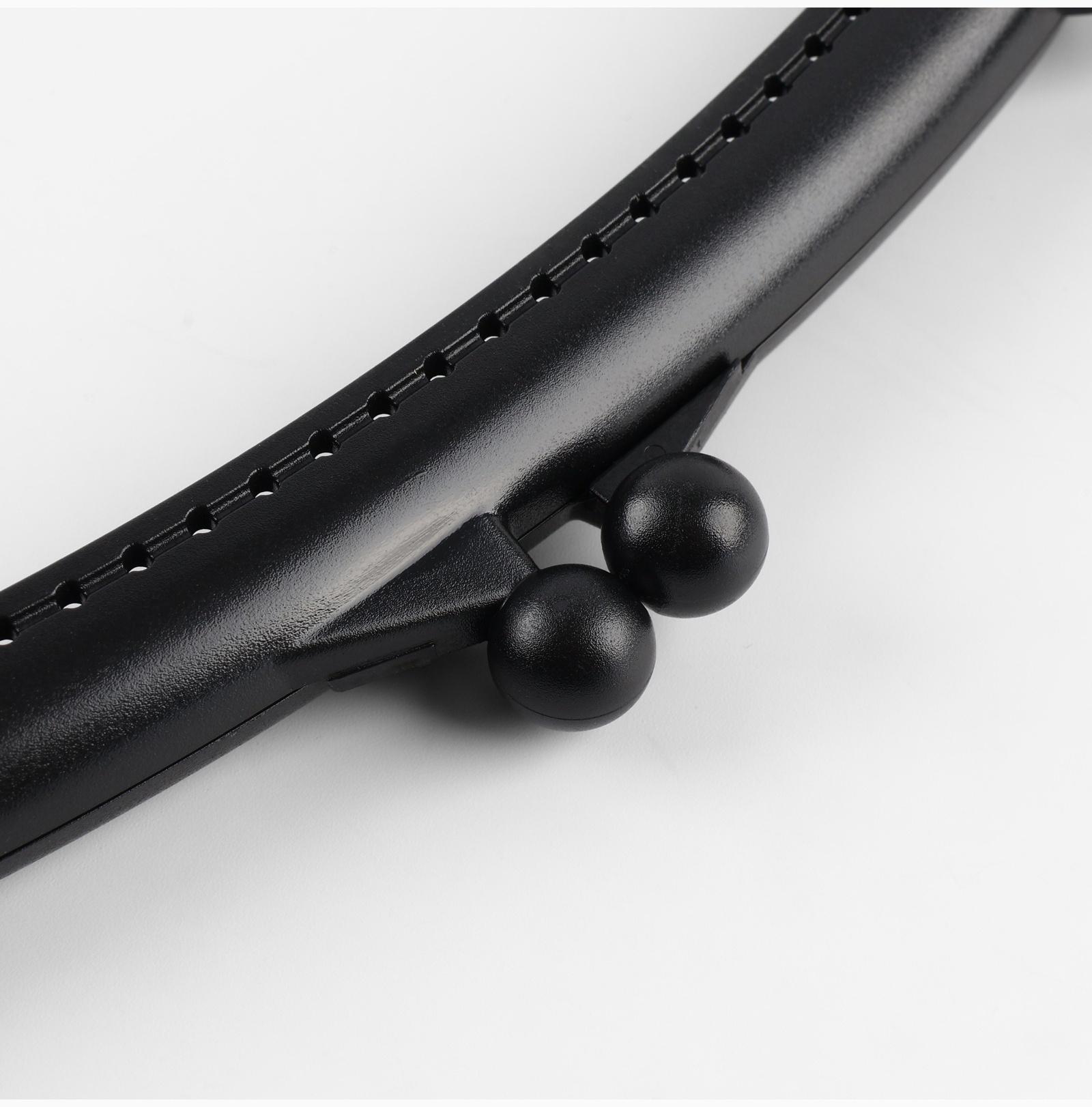 Фермуар пришивной, 21×10 см, чёрный