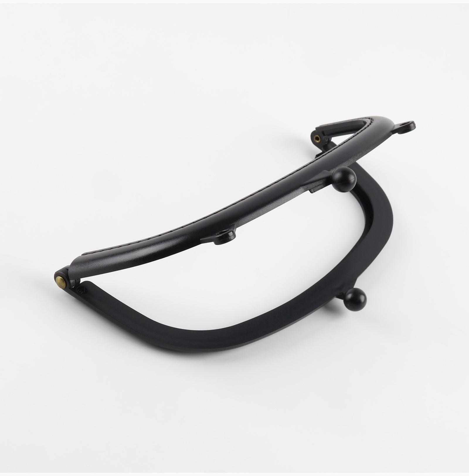 Фермуар пришивной, 21×10 см, чёрный