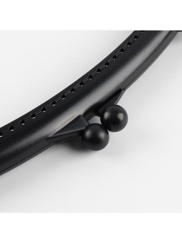 Фермуар пришивной, 21×10 см, чёрный