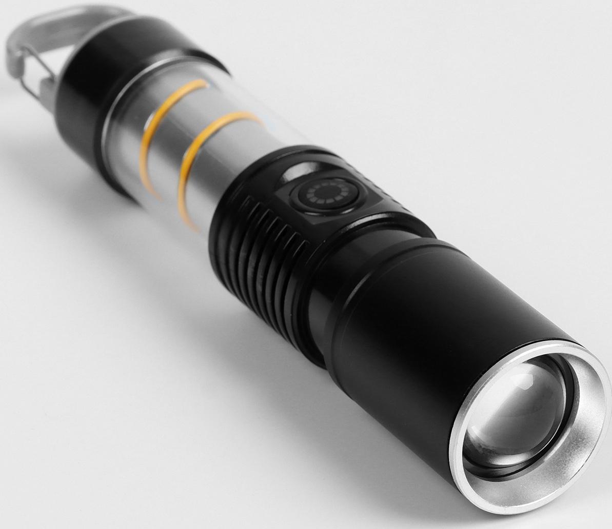 Фонарь кемпинговый аккумуляторный светодиодный, 4 Вт, 450 мАч, 400 лм, 3 режима