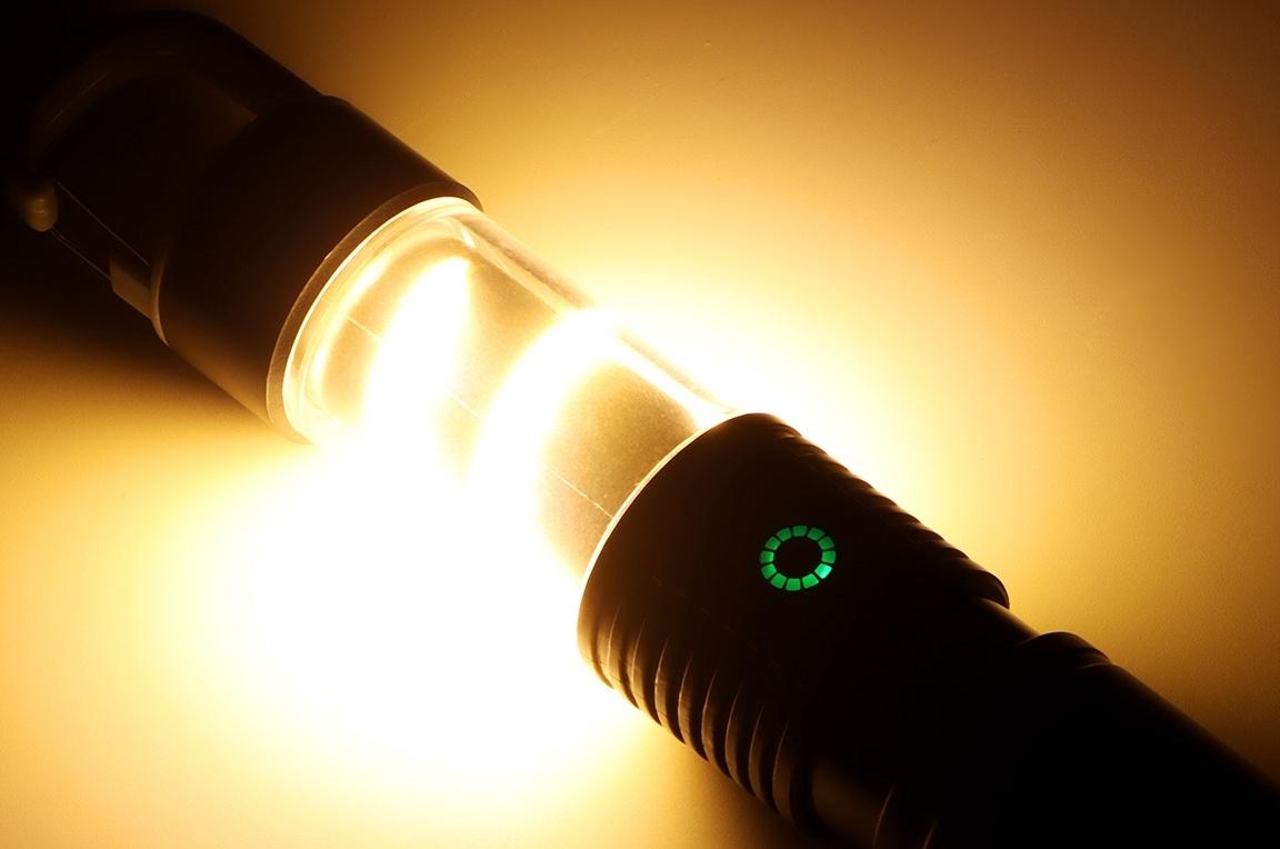 Фонарь кемпинговый аккумуляторный светодиодный, 4 Вт, 450 мАч, 400 лм, 3 режима