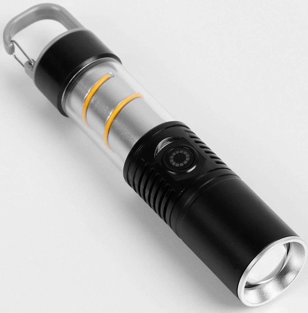 Фонарь кемпинговый аккумуляторный светодиодный, 4 Вт, 450 мАч, 400 лм, 3 режима