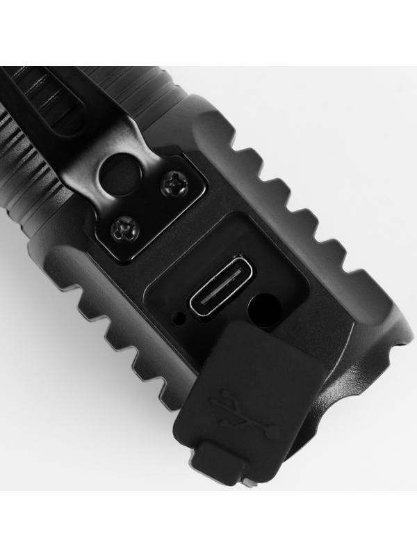 Фонарь светодиодный аккумуляторный ручной, 1.5 Вт, 400 мАч, 3030 LED, 150 лм, 4 режима