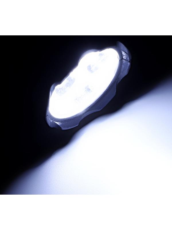 Фонарь светодиодный аккумуляторный ручной, 1.5 Вт, 400 мАч, 3030 LED, 150 лм, 4 режима