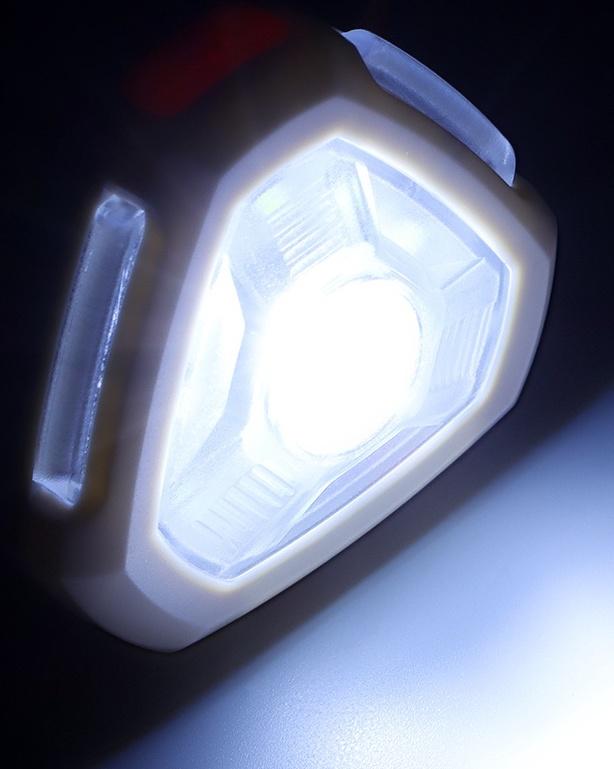 Фонарь налобный аккумуляторный светодиодный, 3 Вт, 500 мАч, 3030 LED, 350 лм, 6 режимов