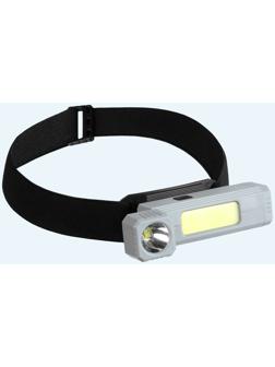 Фонарь налобный аккумуляторный светодиодный, 5 Вт, 800 мАч, 500 лм, 3 режима