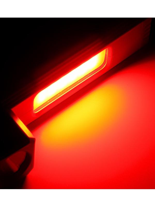 Фонарь налобный аккумуляторный светодиодный, 5 Вт, 800 мАч, 500 лм, 3 режима