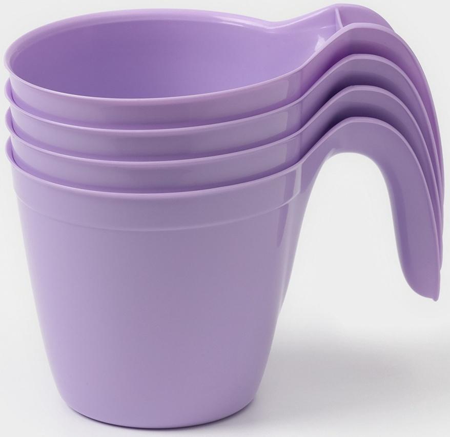 Набор посуды для пикника «Весёлая компания– 2», на 4 персоны, 41 предмет, пластик, МИКС