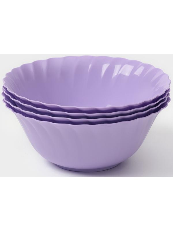 Набор посуды для пикника «Весёлая компания– 2», на 4 персоны, 41 предмет, пластик, МИКС