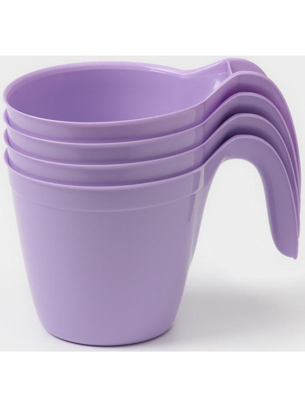 Набор посуды для пикника «Весёлая компания– 2», на 4 персоны, 41 предмет, пластик, МИКС