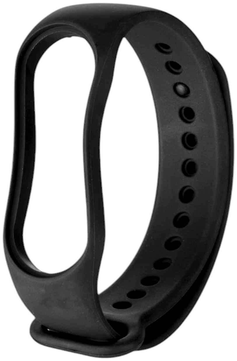 Ремешок Luazon для фитнес-браслета Mi Band 5/6/7, черный