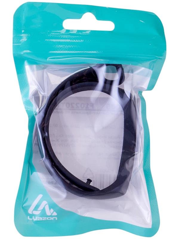 Ремешок Luazon для фитнес-браслета Mi Band 5/6/7, черный