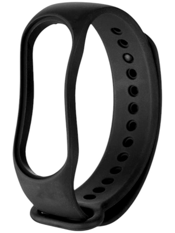 Ремешок Luazon для фитнес-браслета Mi Band 5/6/7, черный