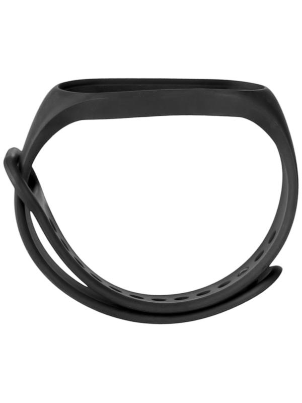 Ремешок Luazon для фитнес-браслета Mi Band 5/6/7, черный