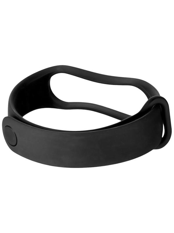 Ремешок Luazon для фитнес-браслета Mi Band 5/6/7, черный